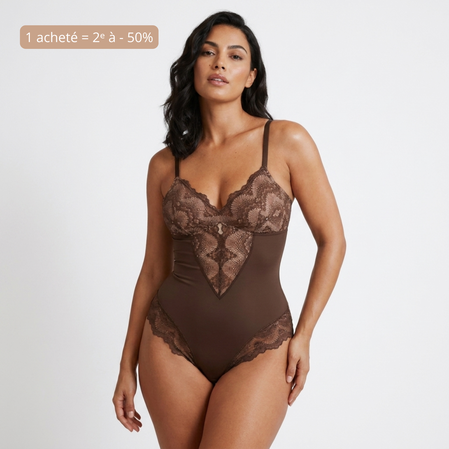 Séléna™ Body Gainant Dentelle - Du S au 3XL