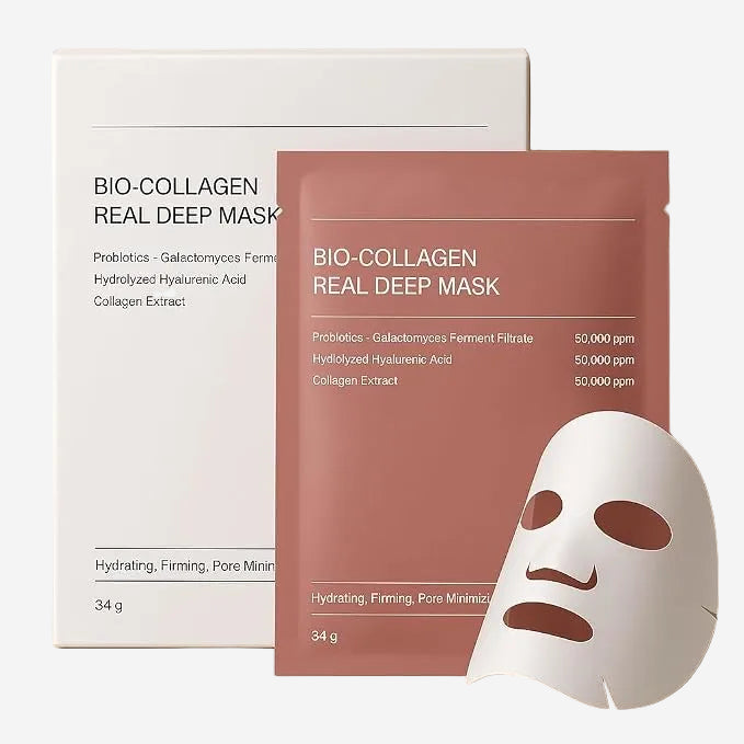 Masque Bio Collagène Coréen (4 pièces)